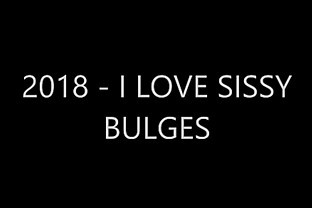 2018 - I LOVE SISSY BULGES